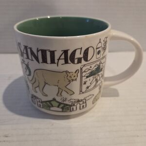 Starbucks Coffee Mug Santiago Chile Coffee 14oz Been There Series South America